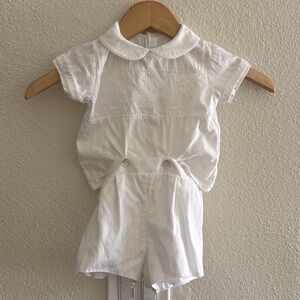 Patsy Aiken Two Piece Embroidered Boat Set